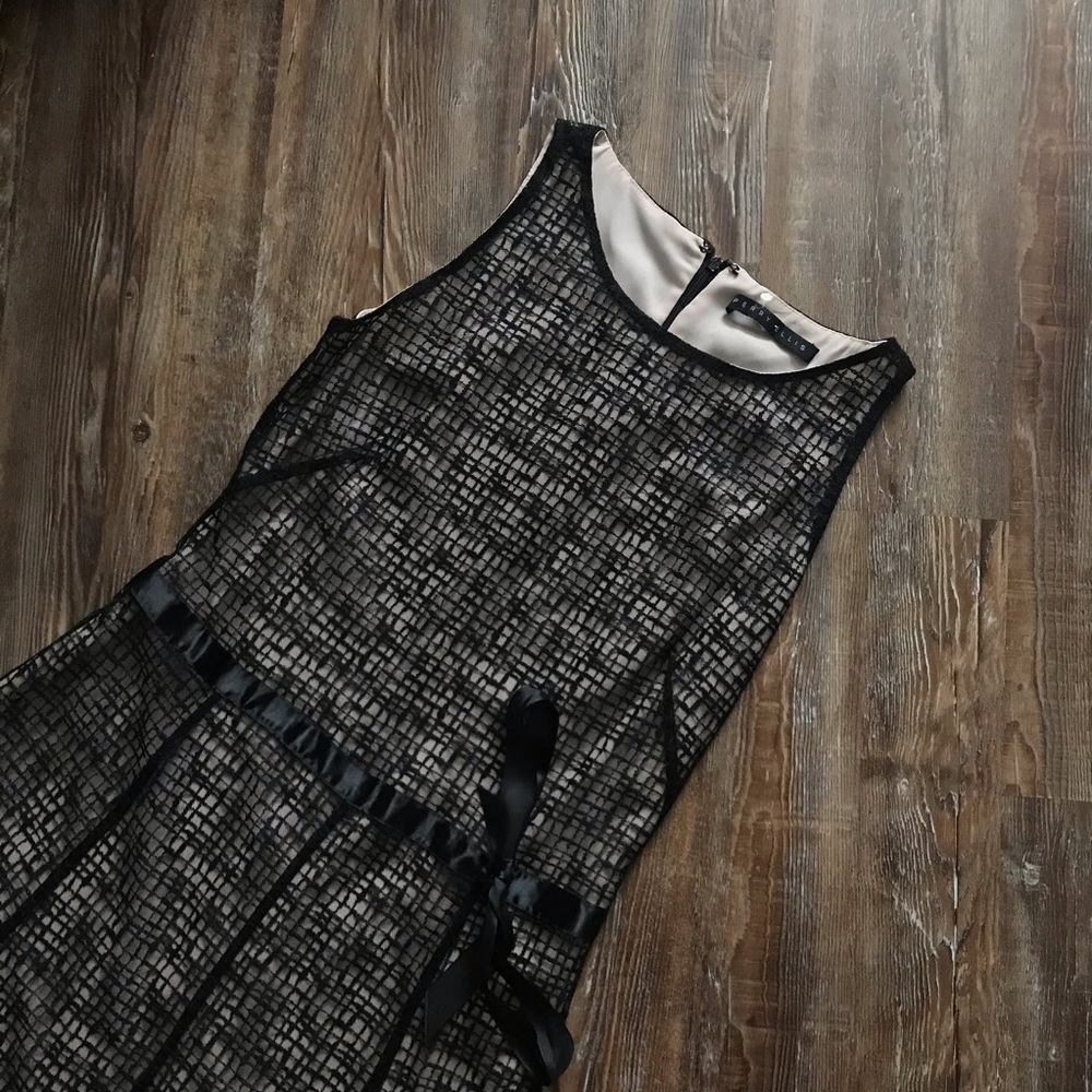 Perry Ellis Business Black Lace Dress